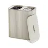 Joseph Joseph Tota Trio Luxe 90-liter Bamboo Laundry Separation Basket In White