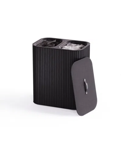 Joseph Joseph Tota Luxe 90-liter Laundry Separation Basket In Black