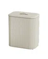 Joseph Joseph Tota Trio Luxe 90-liter Bamboo Laundry Separation Basket In White