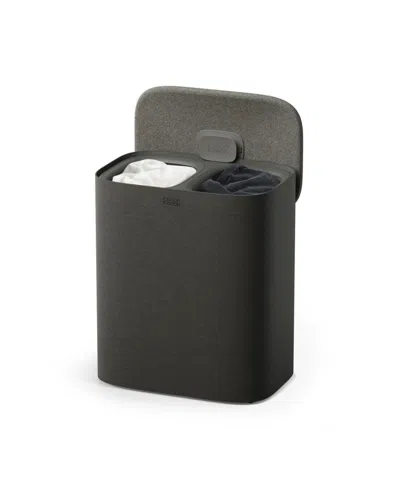 Joseph Joseph Tota Twin 90-liter Easy-empty Laundry Separation Basket In Gray