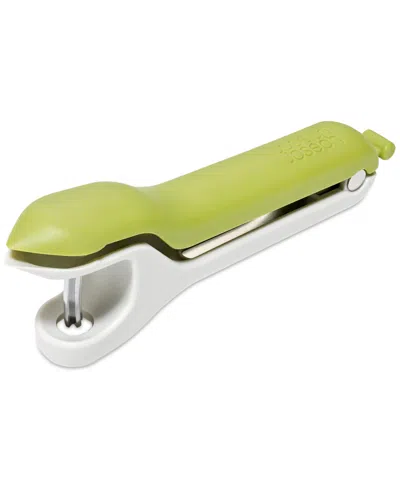 Joseph Joseph Tweezy 2-in-1 Pitter And Huller In Green