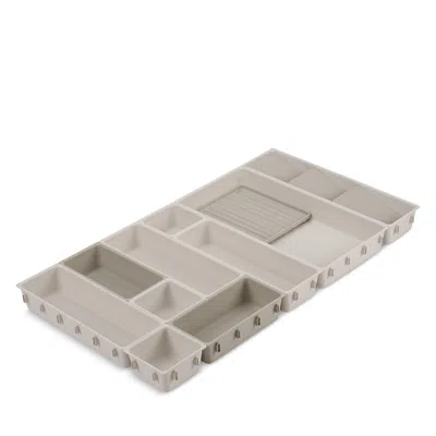 Joseph Joseph Viva 12-piece Makeup Organizer Set In Beige