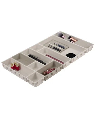 Joseph Joseph Viva 12pc Makeup Drawer Organizer Set In White