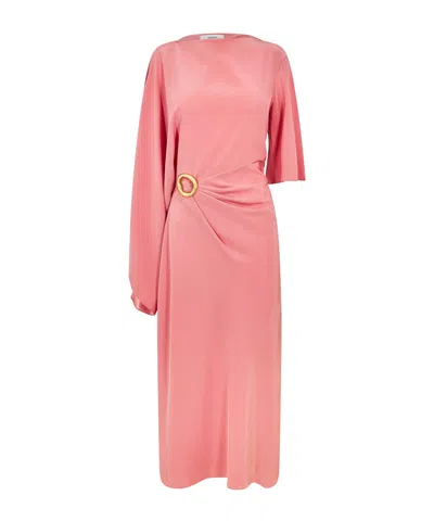 Joseph Joya Asymmetrical Dress In Multi
