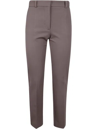 Joseph Coleman Pant Gabardine Stretch In Brown