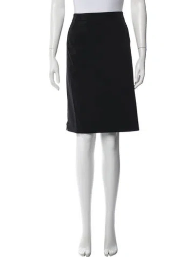 Pre-owned Joseph Knee-length Skirt In Black