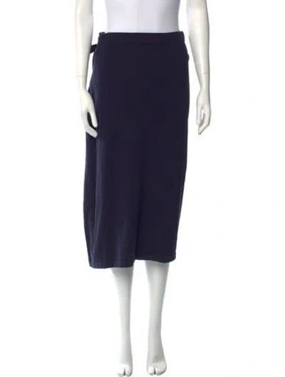 Pre-owned Joseph Knee-length Skirt In Blue