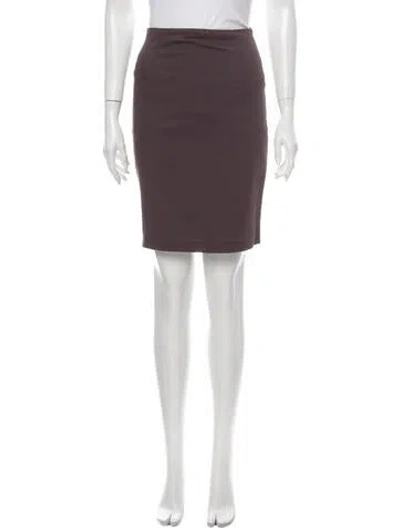 Pre-owned Joseph Knee-length Skirt In Brown