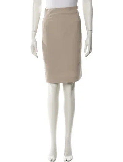 Pre-owned Joseph Knee-length Skirt In Neutral