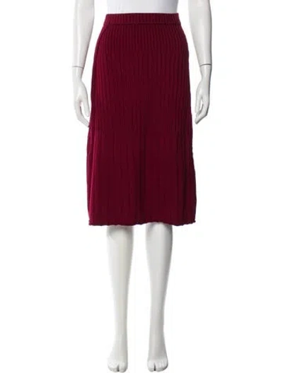 Pre-owned Joseph Knee-length Skirt In Red