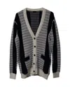 Joseph Knit Cardigan In Multicolor Viscose