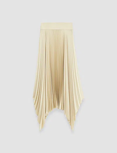 Joseph Pleated Skirts In Oat