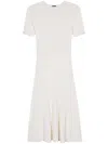 Joseph Knitted Midi Dress In Neutral