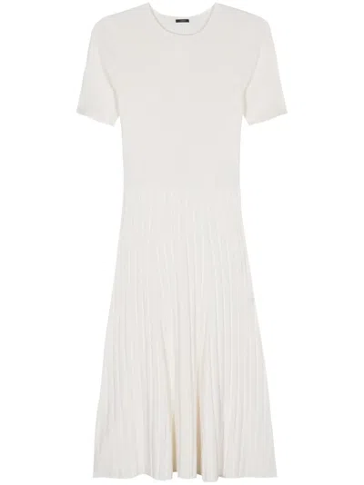 Joseph Knitted Midi Dress In Neutral