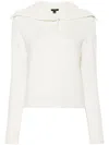 Joseph Strickpullover Mit Poloshirtkragen In Weiss