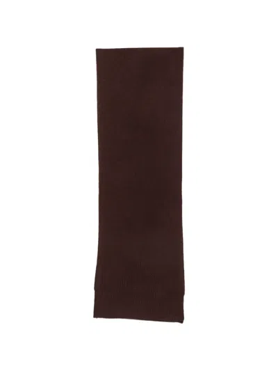 Joseph Knitted Scarf In Brown