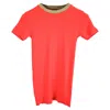 Joseph Knitted T-shirt In Red Cotton In Red