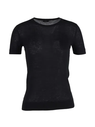 Pre-owned Joseph Knitted Top In Black