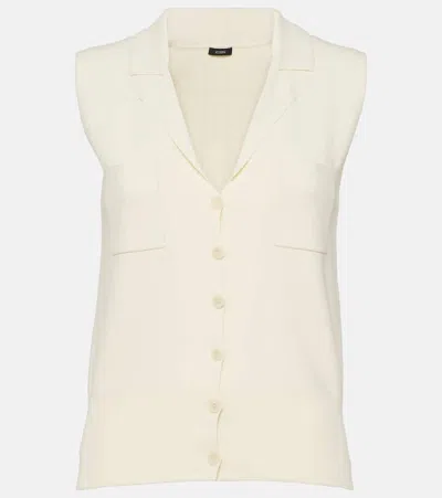 Joseph Knitted Vest In White