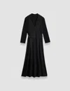 Joseph Lace Knit Dress In Black