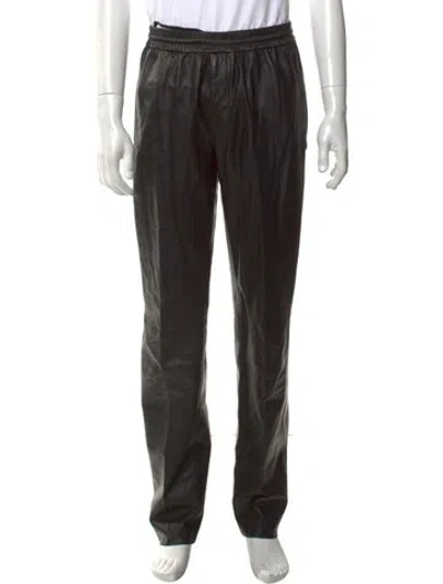 Pre-owned Joseph Lambskin Pants In Black