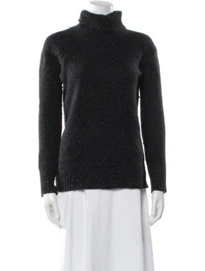 Pre-owned Joseph Lambswool Turtleneck Sweater In Gray