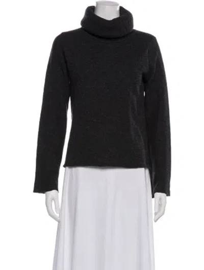 Pre-owned Joseph Lambswool Turtleneck Sweater In Gray