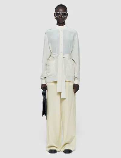 Joseph Lamy Crepe De Soie Silk Jacket
