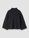 Joseph Larrey Compact Milano Knit Top In Black