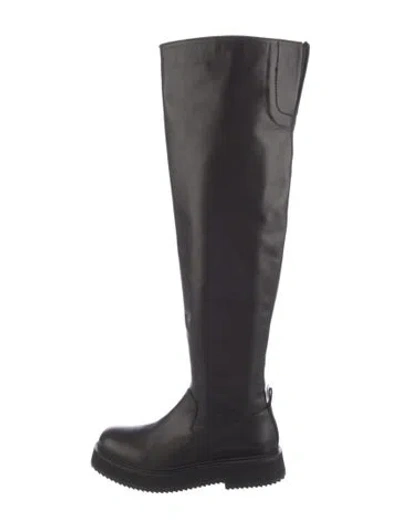 Pre-owned Joseph Leather Boots In Black