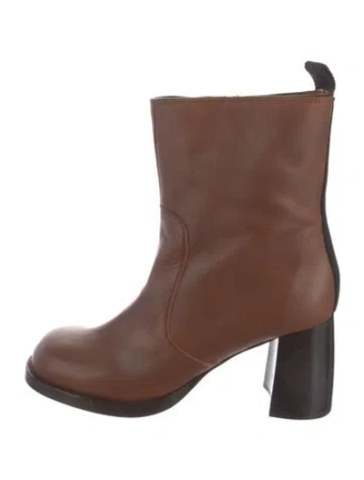 Pre-owned Joseph Leather Boots In Brown
