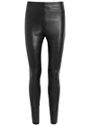 Joseph Leather Leggings In Black