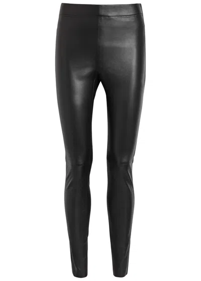 Joseph Leather Leggings In Black