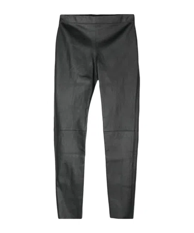 Joseph Leather Leggings In Black