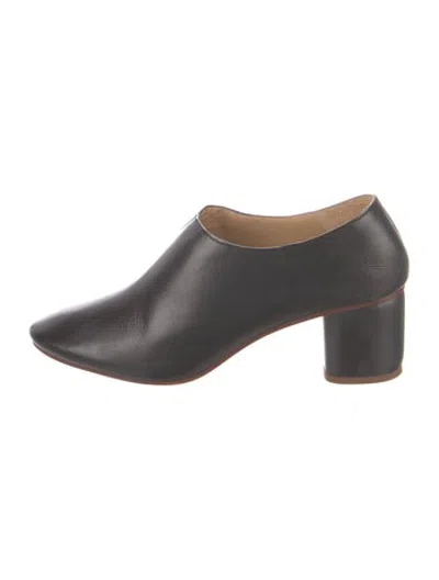 Pre-owned Joseph Leather Mules In Black