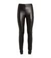 Joseph Leather Stretch Leggings In Black