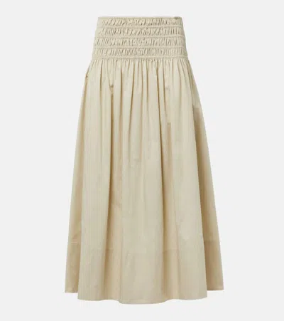 JOSEPH LEONIE RUCHED MIDI SKIRT