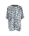 Joseph Leopard-print T-shirt In Multicolor Cotton In Multi