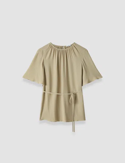 Joseph Libby Silk Blend Crepe Top In Multi