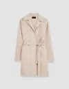 Joseph Light Double Face Cranwood Coat In Oat Melange