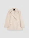 Joseph Jaden Blazer In Oat Melange