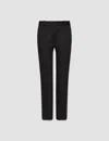 Joseph Light Gabardine Stretch Bing Court Trousers In Black