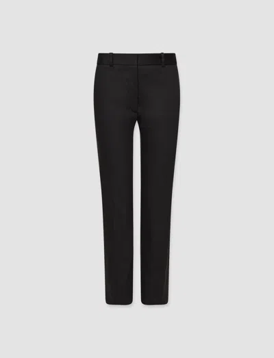 Joseph Light Gabardine Stretch Bing Court Trousers In Black