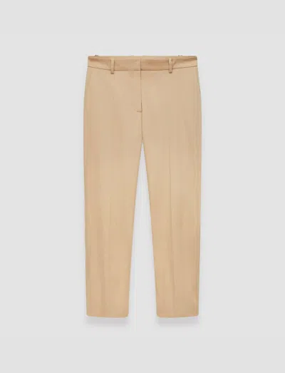 Joseph Light Gabardine Stretch Bing Court Trousers In Sesame