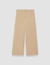 Joseph Light Gabardine Stretch Temple Trousers In Sesame