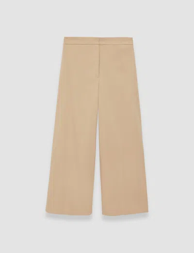 Joseph Light Gabardine Stretch Temple Trousers In Sesame