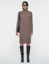 Joseph Light Pure Cashmere Dress In Brown