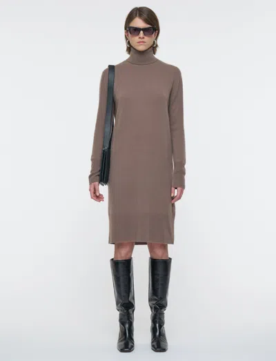 Joseph Light Pure Cashmere Dress In Brown