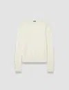 Joseph Light Pure Cashmere Round Neck Jumper In Ivory