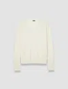 Joseph Light Pure Cashmere V Neck Jumper In Ivory